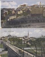 Plzen és Lublin - 2 db háború előtti képeslap