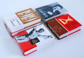 5 db politikai minikönyv: Kun Béla, Új élet virrad ránk, A vörösőr kis tankönyve, Jugoszláv munkás m...