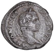 Római Birodalom / Caracalla 207. Denar Ag (3.52g) T:2- Roman Empire / Caracalla 207. Denarius Ag "ANTONINVS PIVS AVG / PONTIF TR P X COS II" ("IF" character error!) (3.52g) C:VF RIC 92.