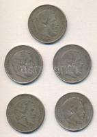 1947. 5Ft Ag "Kossuth" (5x) T:3