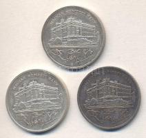 1992. 200Ft Ag "MNB" (3x) T:2,2-
