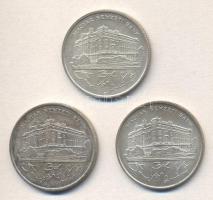 1993. 200Ft Ag "MNB" (3x) T:2,2-