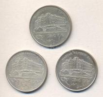 1993. 200Ft Ag "MNB" (3x) T:2,2-