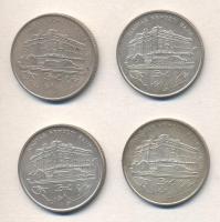 1993. 200Ft Ag "MNB" (4x) T:2,2-