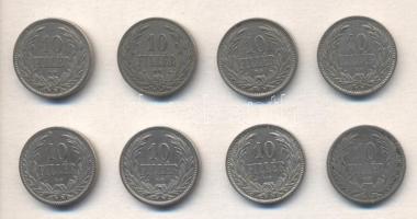 1892-1909. 10f (8x) 6klf T:1-,2,2-