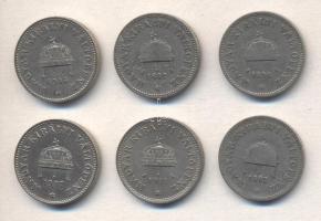 1892-1914. 20f Ni (6x) klf T:2,2-