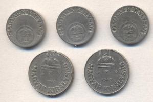 1926. 10f + 1927. 10f (2x) + 1938. 50f + 1940. 50f T:2,3