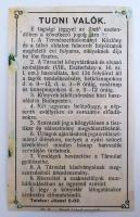 1920 A kir. Magyar Természettudományos Társulat tagsági igazolványa Szász Ágost részére