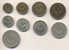 Szovjetunió 1961-72. 1k - 1R összesen 9db különféle T:1,2,2-
Soviet Union 1961-72. 1 kopeks - 1 Rubl...