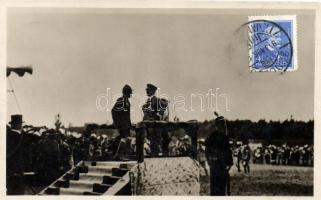 1933 Horthy Miklós a gödöllői cserkész jamboree-n / Horthy Miklós at the Gödöllő scout jamboree