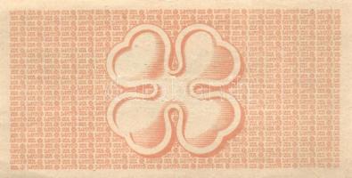 1950. "65. Osztálysorsjáték" 4.osztály 1/8 sorsjegy T:I