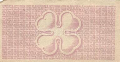 1950. "65. Osztálysorsjáték" 3.osztály 1/8 sorsjegy T:I-