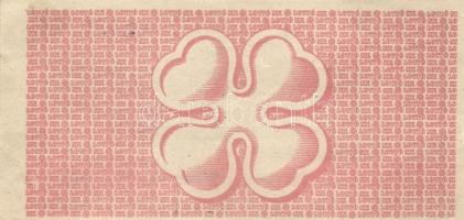 1950. "65. Osztálysorsjáték" 2.osztály 1/8 sorsjegy T:I