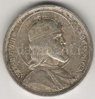 1938. "Szt. István" 5P ezüst T:2 kis ph