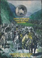 1996. "Honfoglalás-Szt.István, Árpád fejedelem" emlékérem Ag(0.835) 5,37g díszlapon T:PP