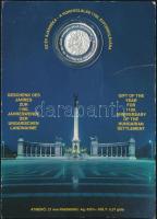 1996. "Honfoglalás-Szt.István, Árpád fejedelem" emlékérem Ag(0.835) 5,37g díszlapon T:PP