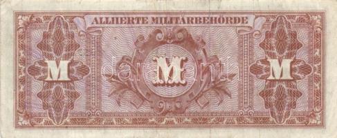 Német 3. Birodalom/Szövetséges megszállás 1944. 100M nyolcjegyű sorszám T:III
German Third Reich/All...