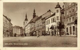 Jihlava Masaryk square, the shop of V. L. Prochazka (EK)