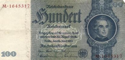 Német 3. Birodalom 1929. 10M + 1933. 50M + 1935. 100M "W" T:II-,III
German Third Reich 192...