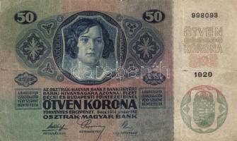 1912-15. 10K + 20K (3x) 2klf + 1914. 50K (2x) + 100K (2x) T:II,III,III-,IV