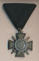 1942. A Tűzkereszt I. fokozata posztumusz adományozás dísztokban T:2 Hungary 1942. Hungarian Fire Cross 1st class posthumous decoration in case C:XF