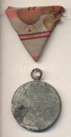 1918. Laeso Militi - Sebesültek Érme cink kitüntetés mellszalaggal. Szign.: R. Placht T:3,3- Hungary 1918. Laeso Militi - Carolus Combat Wound medal zinc, with ribbon C:F,VG