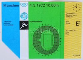 1972 München olimpiai belépő / Olympic games entry ticket