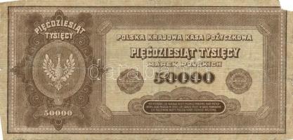 Lengyelország 1919. 1M + 100M + 1000M + 1922. 10.000M + 50.000M T:III,III-
Poland 1919. 1 Marka + 10...