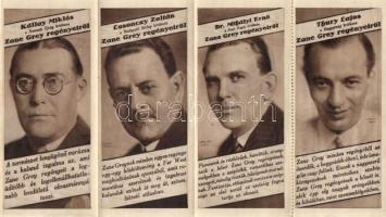 cca 1930 Készpénzutalvány 1P és regény reklám