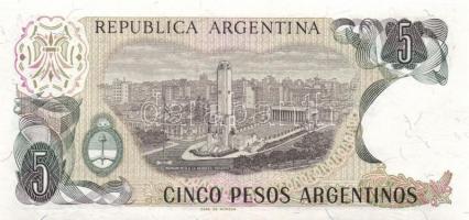 Argentína 1P + 5P + 10P + 5000P bankjegy T:I
Argentina 1 Peso + 5 Pesos + 10 Pesos + 5000 Pesos C:Un...