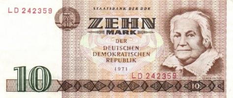 NDK 1948. 50Pf + 1971-75. 5M 10M T:I-,II
GDR 1948. 50 Pfennig  + 1971-75. 5 Mark + 10 Mark C:AU,XF