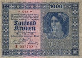 Ausztria 1945. 10Sch T:III + Osztrák-Magyar Bank 1922. 2K + 10K + 1000K T:I
Austria 1945. 10 Schilli...