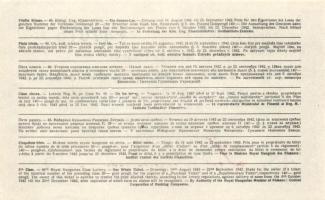 1942-44. "48./51. Magyar Királyi Osztálysorsjáték" 4db különféle sorsjegye + 1969. "E...