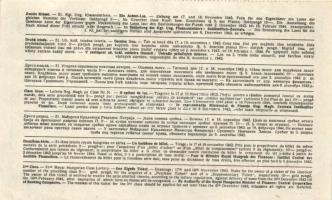 1942-44. "48./51. Magyar Királyi Osztálysorsjáték" 4db különféle sorsjegye + 1969. "E...