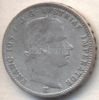 Ausztria/magyar verdejel 1859E 1/4Fl Ag T:3