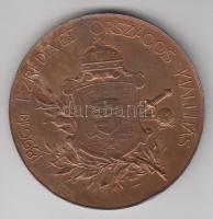 Beck Ö(tvös) Fülöp (1873-1945) "1896-iki Ezredéves Országos Kiállítás / Közreműködők Érme"...