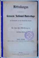 Mittheilungen aus der Bunde der Grossen National-Mutterloge der Freimauer in derr Prussischen Staate...