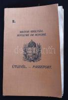 1931 Puhafedeles útlevél / HUngarian passport