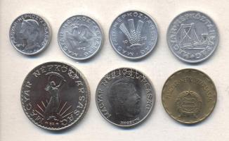 1972. 5f + 10f + 20f + 50f + 2Ft + 5Ft + 10Ft T:1,2