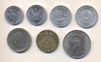 1976. 10f + 20f + 50f + 1Ft + 2Ft + 5Ft + 10Ft T:1-,2,2-