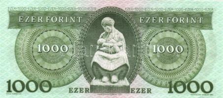 1993. 1000Ft "D" (5x) egymás utáni sorszámmal T:II-