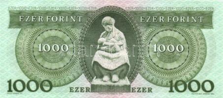 1993. 1000Ft "D" (5x) egymás utáni sorszámmal T:II-