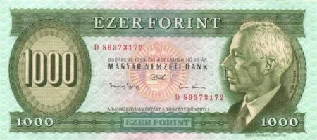 1993. 1000Ft "D" (5x) egymás utáni sorszámmal T:II-