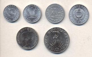 1980. 10f + 20f + 50f + 1Ft + 5Ft + 10Ft T:1,2