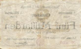 Német Birodalom / Karlsruhe 1923. 10.000.000M + Lörrach 1923. 5.000.000.000M + Stockach 1923. 5.000....