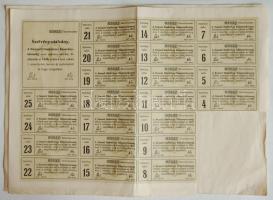 1923. "Nemzeti Hitelintézet Részvénytársaság" 2000 Korona értékű részvénye szelvény-utalvá...