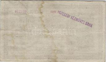 1918. 200K "2053" hullámoa hátlap, "Szegedi Kézműves Bank" lila bélyegzővel T:II...