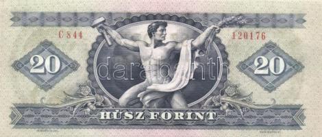 1975. 20Ft (4x) egymás utáni sorszámmal T:I