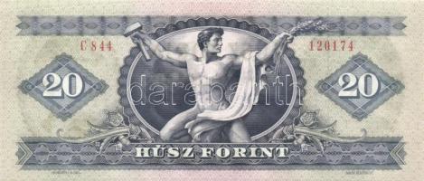 1975. 20Ft (4x) egymás utáni sorszámmal T:I