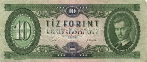1949-1980. 10Ft, 20Ft, 100Ft összesen 9db bankjegy T:II,III